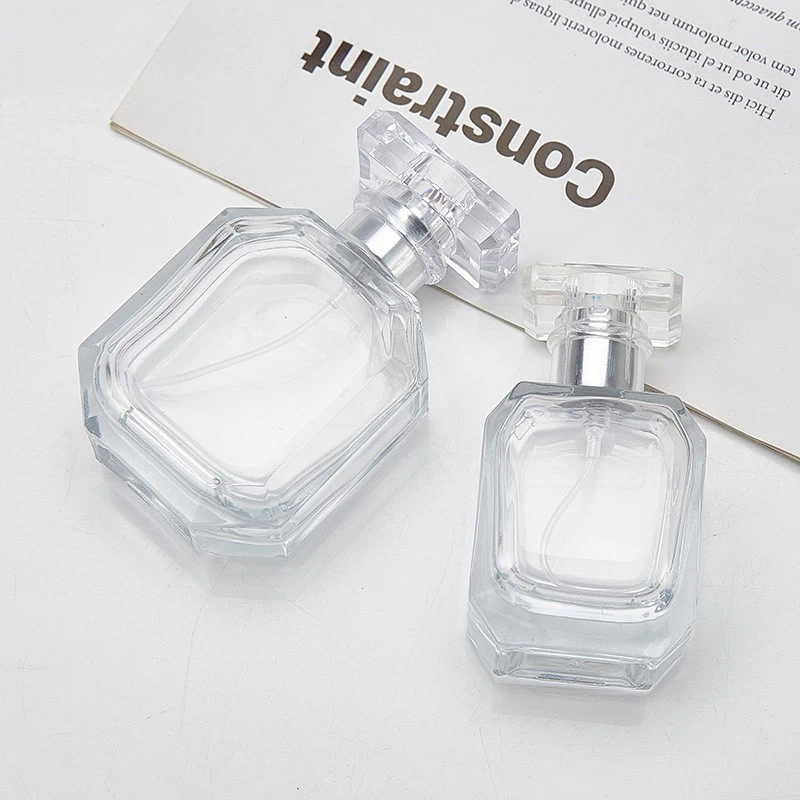 30ml Diamond Shaped Perfume Bottle Portable Cosmetic Sample Bottle