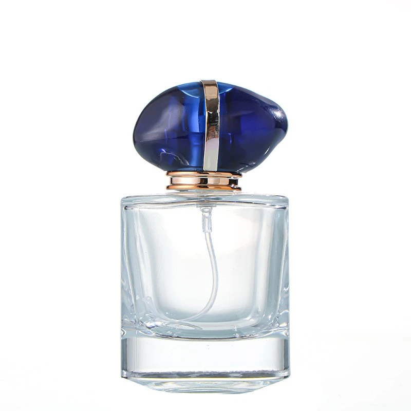 New Creative Retro Square Perfume Glass Bottle